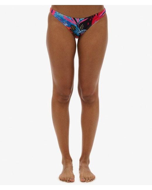 Superdry Red & Co Tropical Cheeky Bikini Briefs