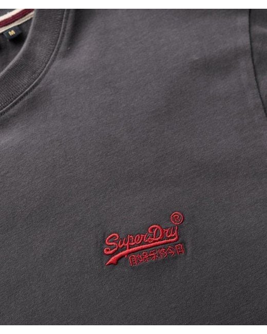 Superdry Gray & Co Essential Logo T-shirt for men
