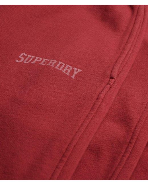 Superdry Red Athletic Essential Boyfriend Joggers