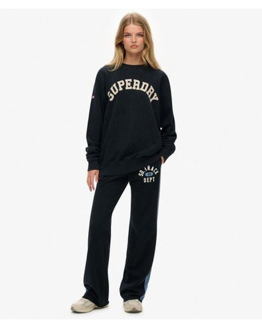 Superdry Blue & Co Athletic Essentials Slouchy Sweatshirt