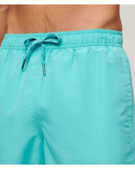 Superdry Blue & Co Recycled Polo 17-inch Swim Shorts for men