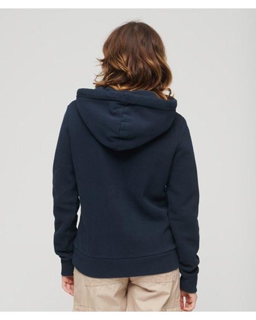 Superdry Blue & Co Archive Script Graphic Hoodie