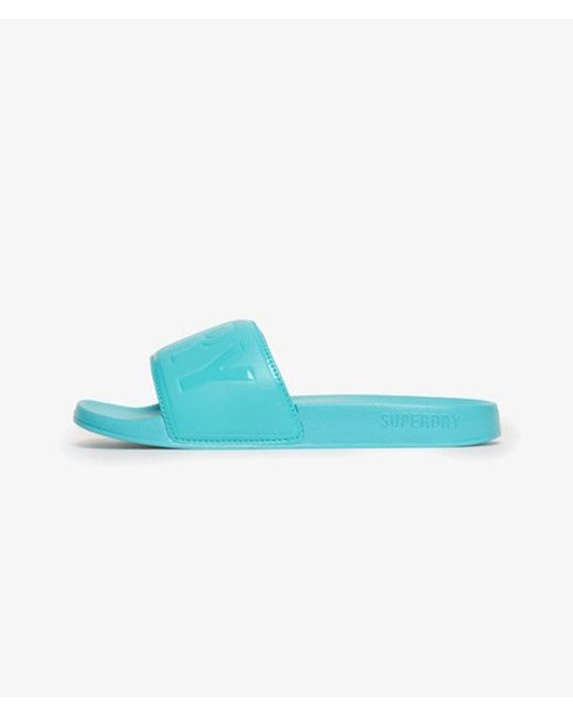Superdry Blue Code Core Pool Sliders