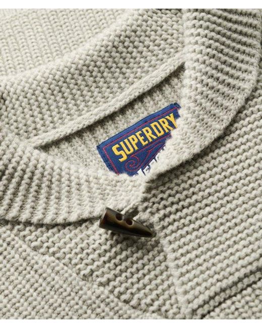 Superdry Gray & Co The Merchant Store - Shawl Neck Jumper for men