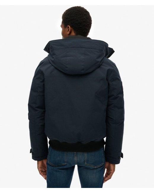 Superdry Blue & Co City Padded Bomber Jacket for men