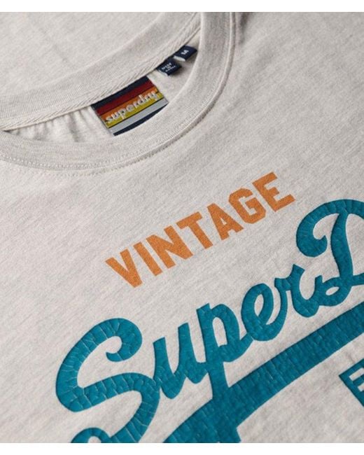 Superdry Gray & Co Vintage Logo Cali T-shirt for men