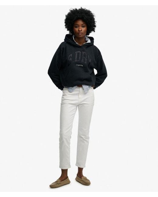 Superdry Black & Co Country Club Varsity Hoodie