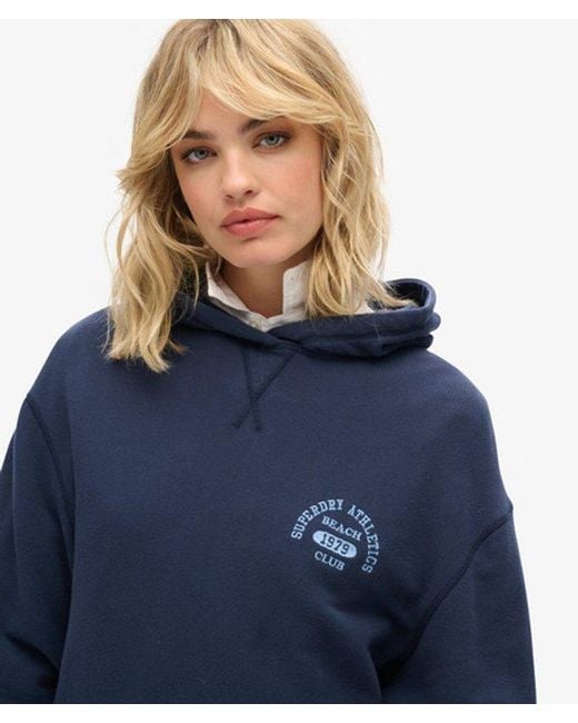 Superdry Blue & Co Athletic Essentials Hoodie