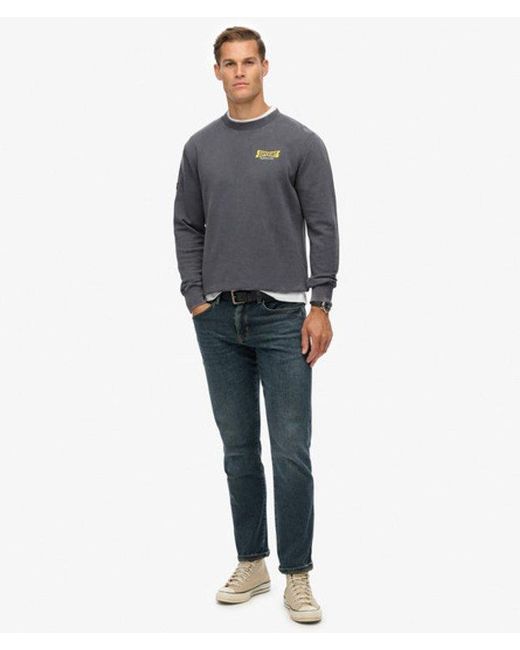 Superdry Gray & Co Heritage Tab Loose Crew Sweatshirt for men
