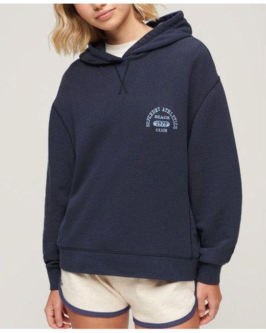 Athletic essentials hoodie Superdry en coloris Blue