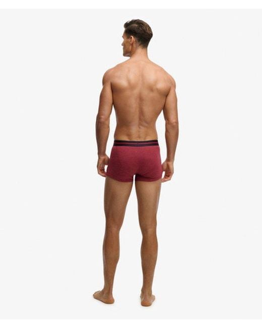 Superdry Red & Co Trunk Triple Pack for men