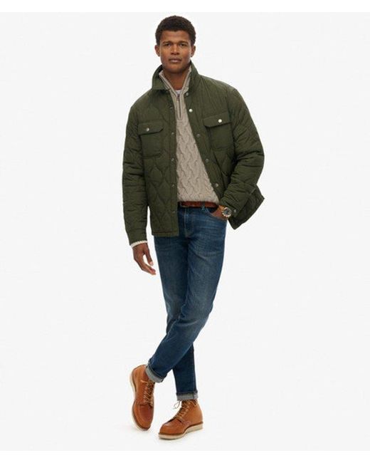 Superdry Green & Co Surplus Liner Overshirt for men