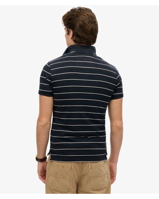 Superdry Black & Co Vintage Athletic Jersey Polo Shirt for men