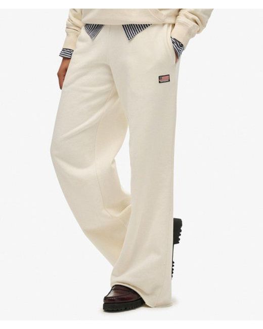 Superdry Natural & Co Athletic Essentials Straight Leg joggers