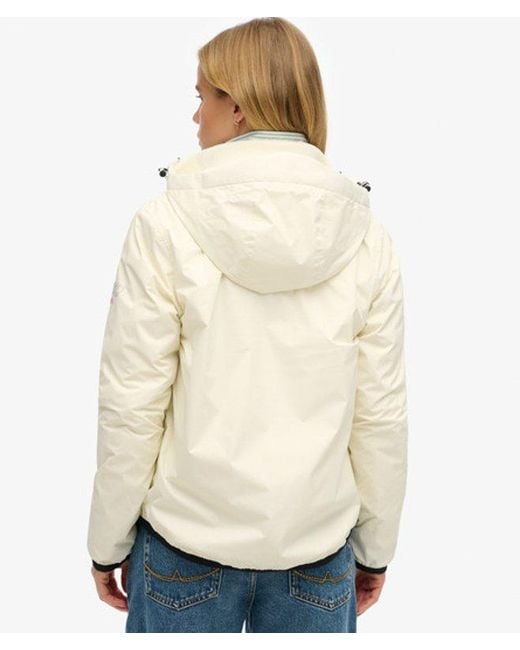 Superdry Blue & Co Hooded Logo Windbreaker Jacket