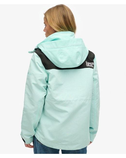 Superdry Green Colour Block Ultimate Windbreaker Jacket