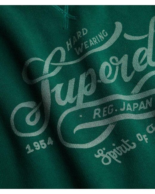 Superdry Green & Co The Merchant Store - Vintage Print Sweatshirt for men