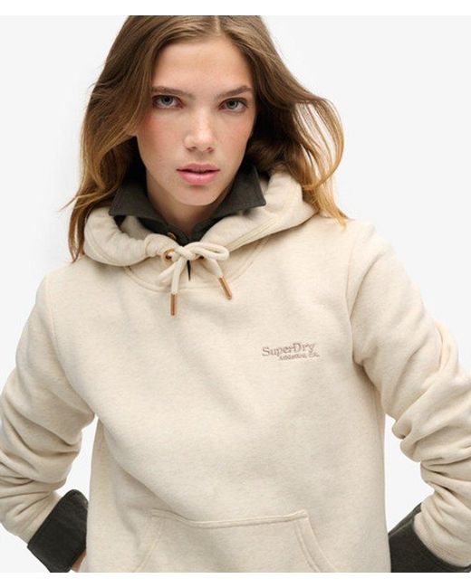 Superdry Natural Essential Logo Hoodie
