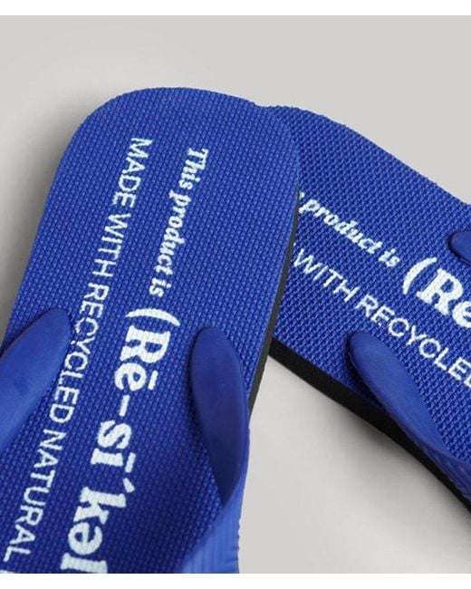 Superdry Blue Studios Flip Flops for men