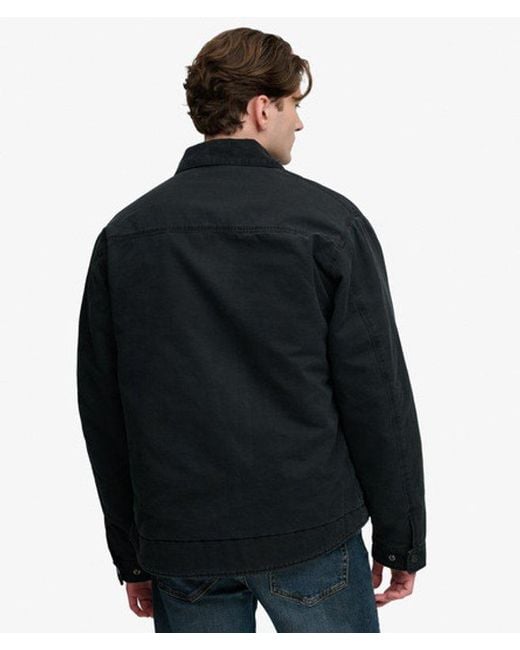 Superdry Black & Co Workwear Ranch Jacket for men
