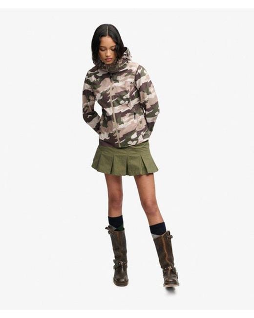 Superdry Green Bench X & Co Bench Hooded Funnel Neck Ripstop Jacket