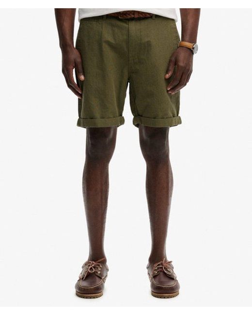 Superdry White & Co Premium Textured Chino Shorts for men