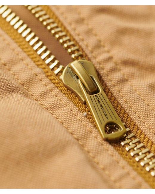 Superdry Brown & Co Oversized Surplus Workwear Gilet