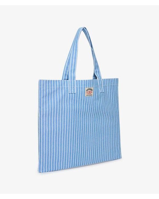 Superdry Blue & Co Oxford Stripe Tote Bag