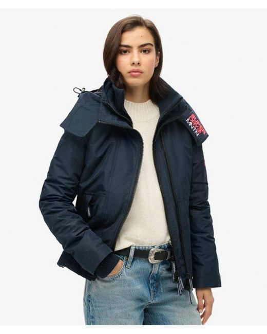 Superdry Blue & Co Hooded Mountain Windbreaker Jacket