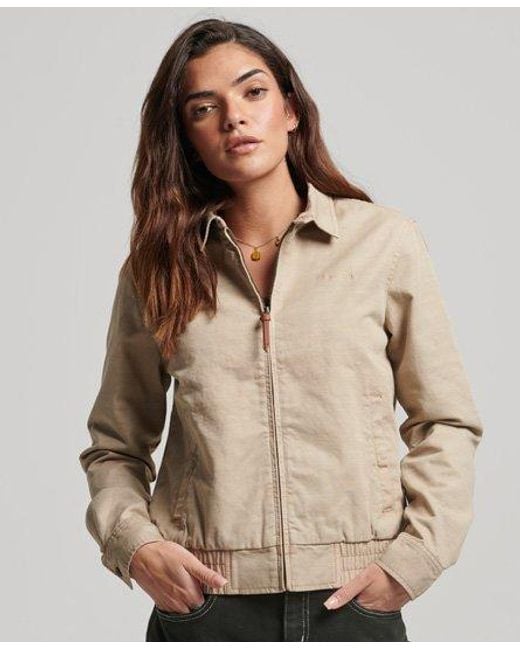 Superdry Natural Cropped Coach Jacket