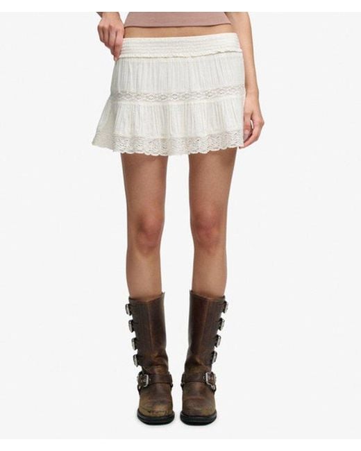 Superdry Gray & Co Ibiza Mini Skirt