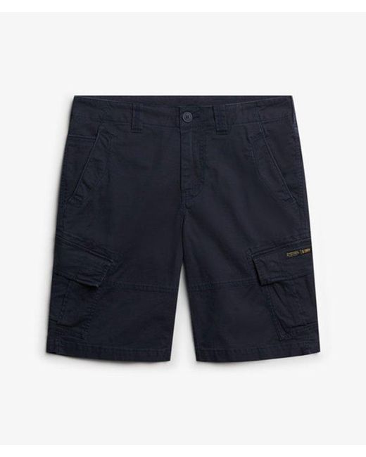 Superdry Blue & Co Organic Cotton Core Cargo Shorts for men