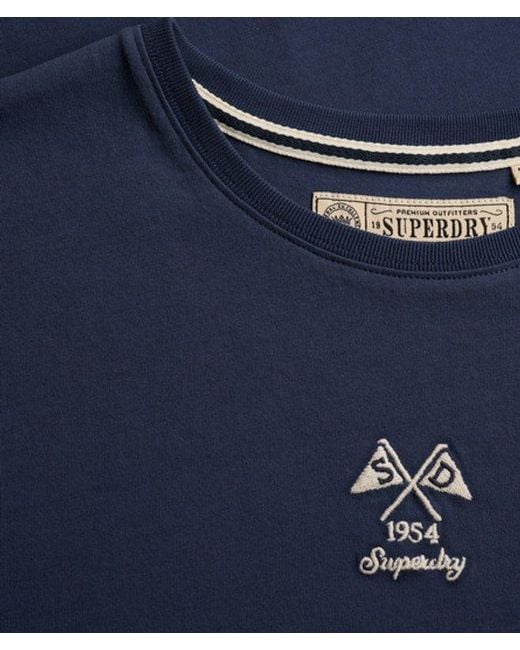 Superdry Blue & Co Heritage Nautical Motif T-shirt