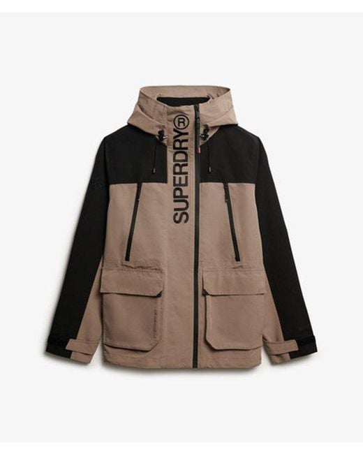 Superdry Green & Co Hooded Ultimate Embroidered Windbreaker for men
