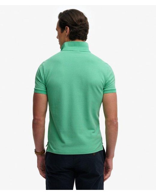 Superdry Green & Co Vintage Destroy Polo Shirt for men