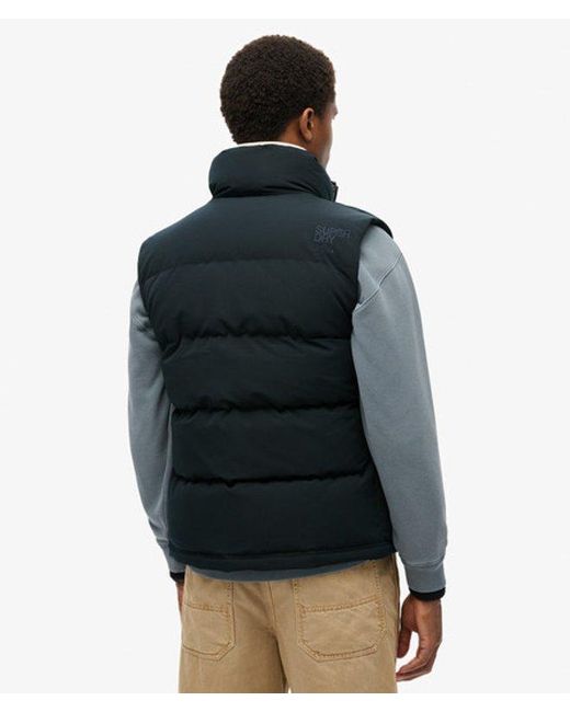 Superdry Blue & Co Everest Non-hooded Gilet for men