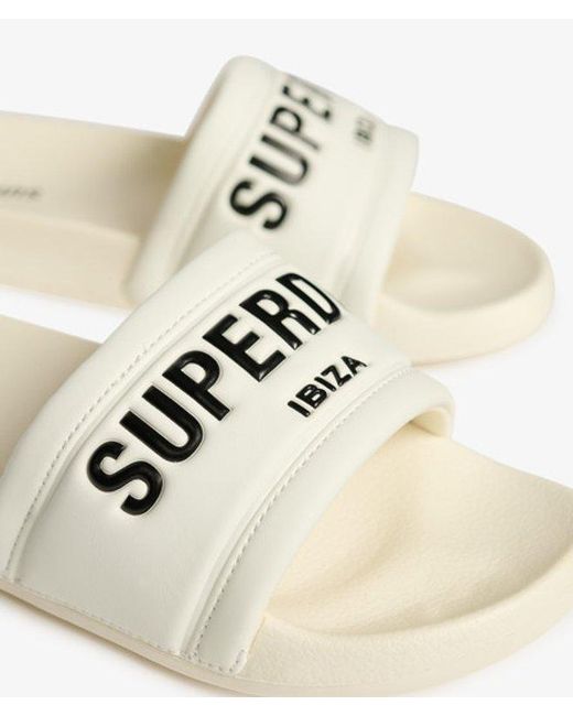 Superdry Natural & Co City Luxe Pool Sliders