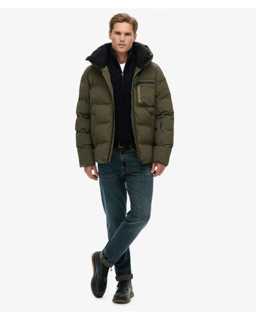 Homme Veste Matelassée Ski Sports Taille Superdry pour homme en coloris Green