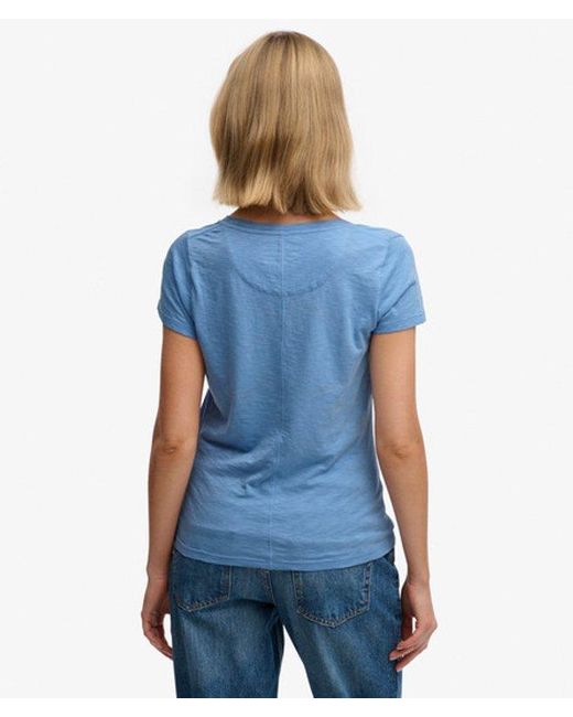 Superdry Blue & Co Studios Scoop Neck T-shirt
