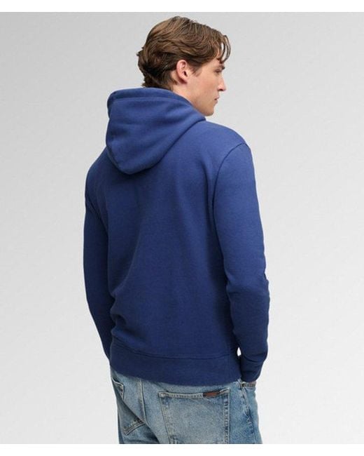 Superdry Blue & Co 1954 Company Relaxed Hoodie for men