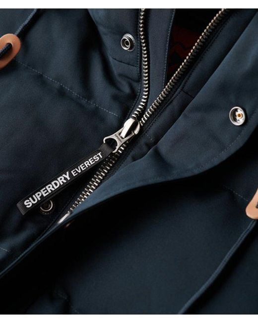 Superdry Blue & Co Everest Hooded Puffer Gilet for men