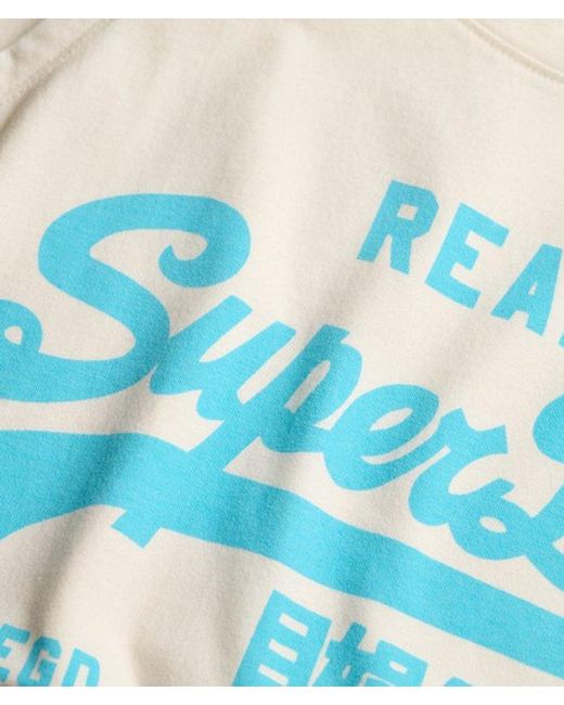 Superdry Blue & Co Vintage Logo Neon Scoop Neck Tank