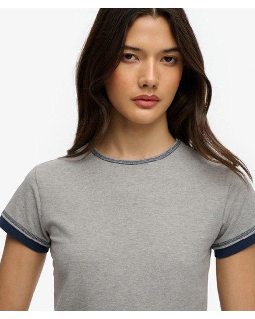 Superdry Gray & Co Athletic Essentials Layered Top