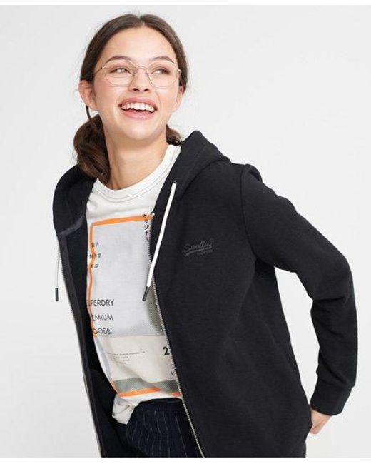 Superdry Black Label Elite Loopback Zip Hoodie