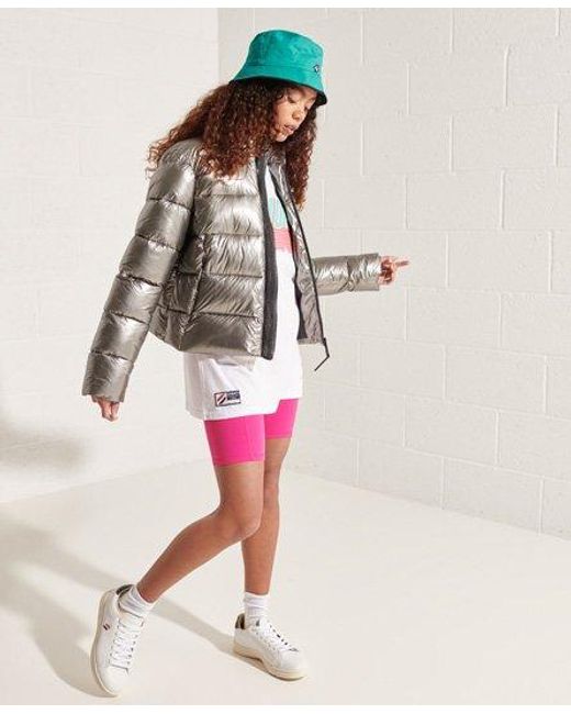 superdry silver jacket