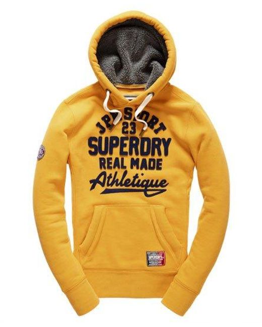 Superdry Metallic Core Appliqué Hoodie Varsity for men