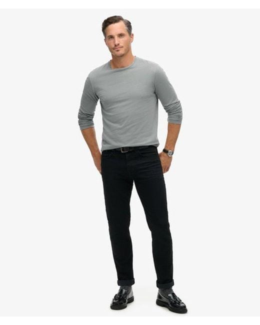 Superdry Gray Classic Essential Top for men