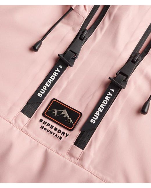 Superdry Freestyle Overhead Skijas in het Pink