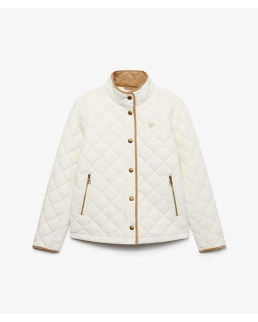 Superdry White Estate Country Liner Jacket