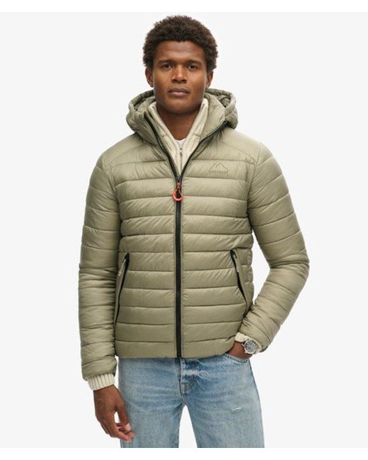 Superdry Green & Co Hooded Fuji Sport Padded Jacket for men